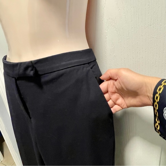 🌸3 for $20 H&M Navy Blue office trousers Pants Size 6 - Picture 4 of 15